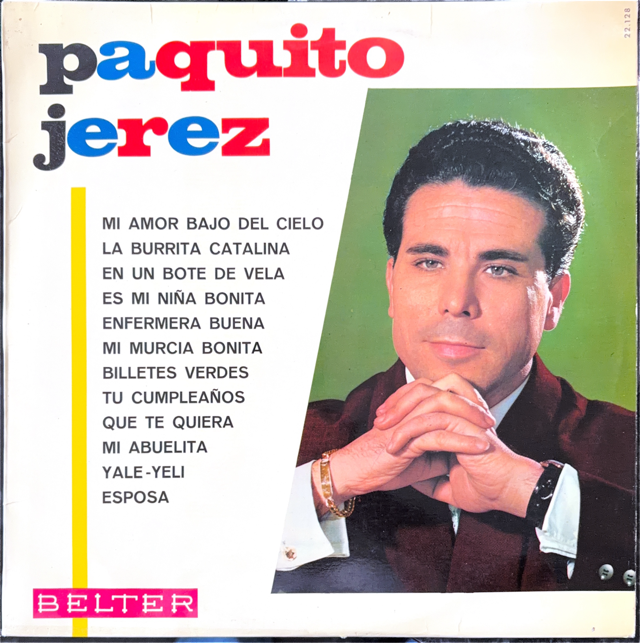 Portada PAQUITO JEREZ Y SU RITMO MODERNO