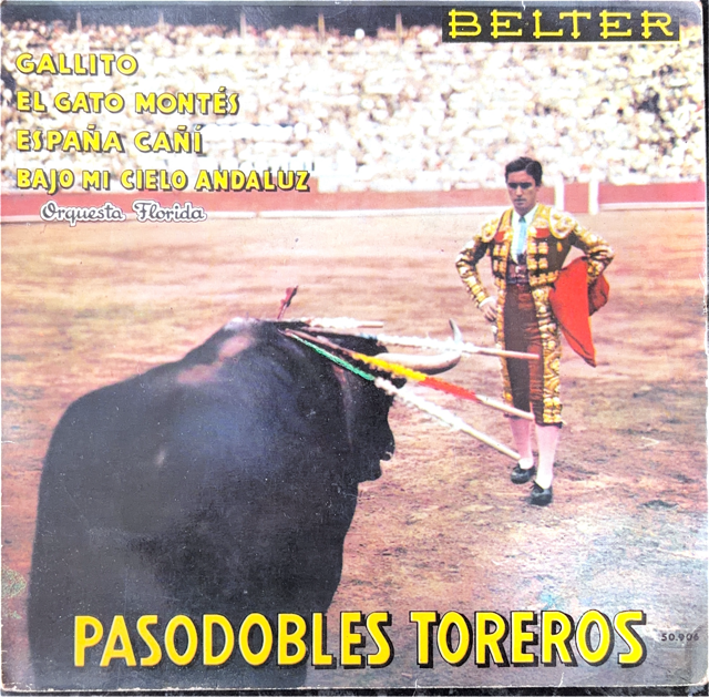 Portada PASODOBLES TOREROS