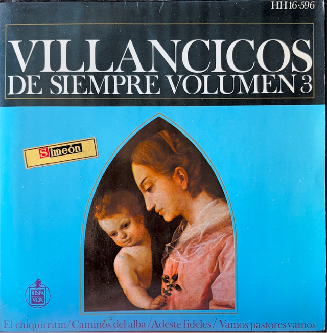 Portada VILLANCICOS DE SIEMPRE VOLÚMEN 3