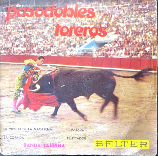 Portada Pasodobles toreros