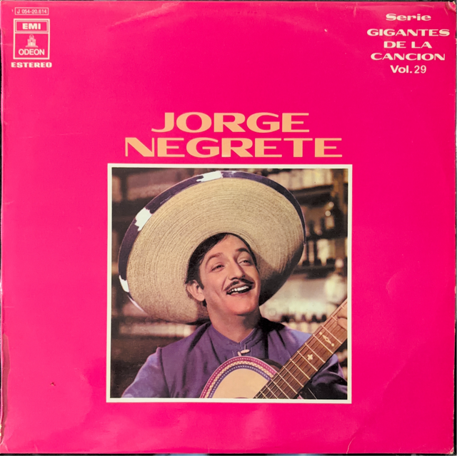 Portada JORGE NEGRETE - SERIE GIGANTES DE LA CANCIÓN VOL. 29